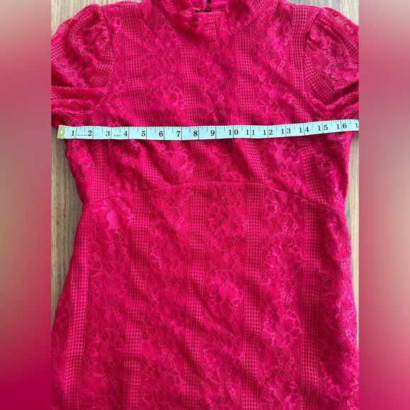 Maeve Open-Back Lace Mini Dress - Picture 13 of 14